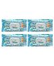 The Little Lookers  Soft Cleansing Anti Bacterial Baby Cotton Wipes Pack Of 4 - 90 Pieces Each