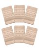 Inner Sense Pack Of 6 Bra Extenders - Beige