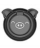 KolorFish Mobile Phone Ring Grip Holder - Black