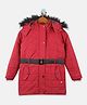 Monte Carlo Full Sleeves Solid Jacket -  Red