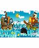 Wens Ship Theme Self Adhesive Wall Poster - Multicolor