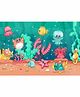 WENS Nature Theme Self Adhesive Wall Poster - Multicolor