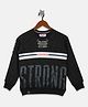 Monte Carlo Full Sleeves Strong Print Sweatshirt - Green
