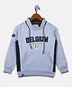 Monte Carlo Full Sleeves Printed Sweatshirt - Sky Blue