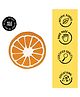 Oli & Carol Natural Rubber Teether for baby- Soft & Chewable Fruit Teether -Clementino The Orange