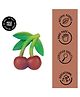 Oli & Carol Natural Rubber Teether for baby- Soft & Chewable-Merry the Cherry - 0m+