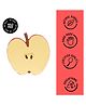Oli & Carol Natural Rubber Teether for baby- Soft & Chewable- Pepita The Apple - 0m+