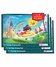  Target Publication A3 Unruled Drawing Book Pack of 3 - 34 Pages Each