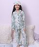 Fairies Forever Full Sleeves Unicorn Print Night Suit - Light Green