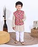 Nitara Couture Full Sleeves Kurta Pyjama Set - Multicolor