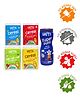 Happa Organic Vanilla Blueberry Puffs & Sprouted Ragi Porridge Trial Pack for Babies, 40g & 50g