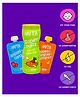 Happa Organic Snack & Puree Combo for Babies - Carrot Beetroot Puffs, Apple Mango & Oats - 3 Pack 100g