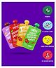 Happa Organic Baby Food Puree | 100% Fruits and Vegetables | No Sugar, Milk Powder, Preservatives | 4 Packs | 6M+ (100g Each)
