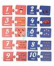 FunBlast Wooden Number Jigsaw Puzzles - 24 Pieces (Multicolor)
