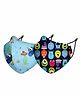 Nirvana Being Disney Monster & Nemo N95 Face Masks -Pack Of 2 (Extra Small)