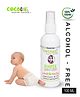 COCOON ORGANICS 100% Organic Anti-microbial, Anti-rash Diaper Sanitizer (Honey-Vanilla Fragrance) - 100 ml