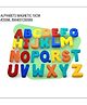 Rubbabu Natural Rubber Foam Magnetic Uppercase Alphabets - Multicolor