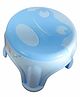 FunBlast Round Shaped Plastic Stool Frog Design - Blue