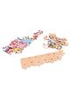 Playmate Puzzle With Numbers Girls Print - Pink