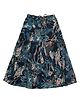 Young Birds Floral Print Skirt - Blue