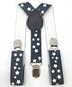 Kid-O-World Star Printed Suspender - Black