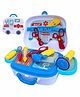 Toyshine Carry Along Pretend Play  Doctor Set with 15 Accessories - Blue 