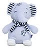 Webby Seated Elephant Animal Toy Blue - Height 28 cm