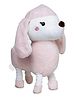 Webby Plush Poodle Animal Toy Pink - Height 25 cm