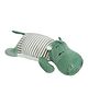 Webby Hippopotamus Soft Toy Green - Length 30 cm