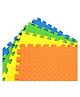 Baybee EVA Foam Puzzle Interlocking Thickest Mat Multicolor - 4 Pieces
