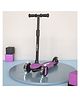 Baybee Alpha Glide 3 Wheel Runner Scooter with LED Wheels - Violet