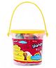 Skoodle Modelling Glitter Dough Set 6 Pieces - 25 gm Each