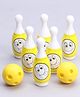 Leemo Bowling Playset Pack of 7 - White Yellow