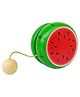 Simple Days Wooden YO YO Watermelon Toy - Multicolour