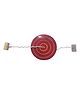Simple Days Whirling Round Button Spinner - Maroon