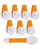 KitschKitsch Child Proofing Safety Locks Latches Pack of 8 - Yellow