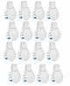 KitschKitsch Child Proofing Safety Locks Latches Pack of 16 - White 