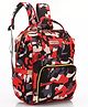 Babyhug Backpack Style Maternity Diaper Bag- Red Grey