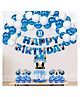 Zyozi Baby Boss Baby Boy Birthday Decorations Blue - Pack of 37