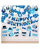 Zyozi Baby Boss Baby Boy Birthday Decorations Blue - Pack of 37