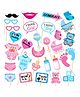 Zyozi Party Decoration Gender Reveal Props Multicolor - Pack Of 30