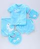 Child World Infant Clothing Set Elephant Embroidery Pack of 5 - Blue