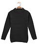Femea Full Sleeves Solid Sweater - Black