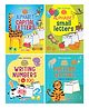 Alphabets and Numbers Writing Books Pack of 4 - English