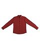Jack & Jones Juniors Full Sleeves Solid Slim Fit Shirt - Brown