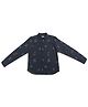 Jack & Jones Juniors Full Sleeves Printed Slim Fit Shirt - Blue