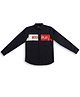 Jack & Jones Junior Full Sleeves Slim Fit Shirt Inter Play Print - Dark Blue
