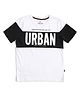 Jack & Jones Junior Half Sleeves Tee Text Print - White