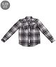 Jack & Jones Juniors Full Sleeves Checked Slim Fit Shirt - Grey