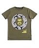 Jack & Jones Junior Half Sleeves Tee Number Print - Green